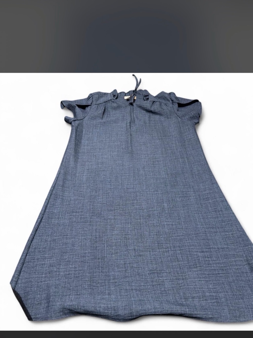 DKNY Navy Sleeveless Shift Dress